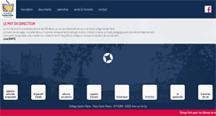 Desktop Screenshot of collegesaintemarieaire.com